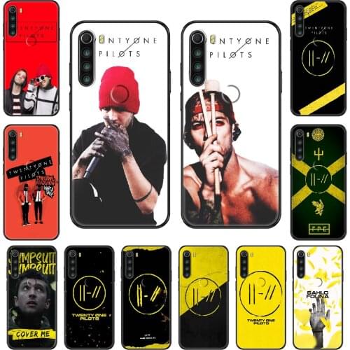 Twenty One Pilots 21 Pilots Phone case For Xiaomi Redmi Note S2 4 5 6 7 8 A S X Plus Pro black pretty waterproof luxury back
