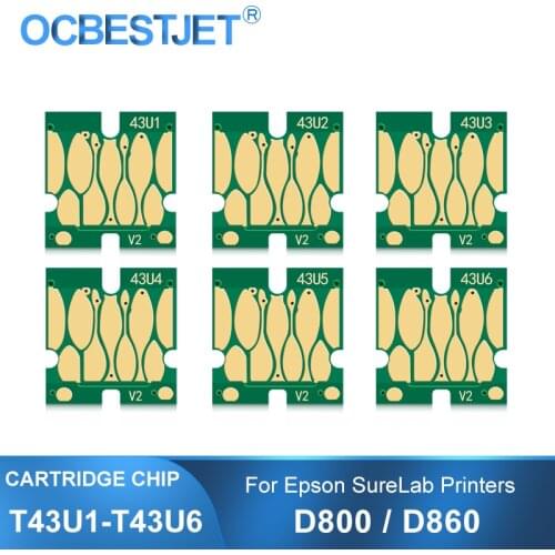 New Upgrade T7811-T7816 Ink Cartridge Chip For Fujifilm Frontier-S DX100 Fuji DX100 Printer T7811 Stable Chips (6Colors Options)