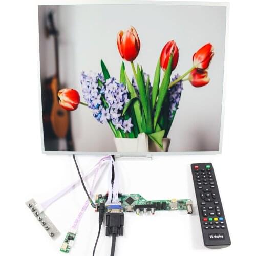 HD MI VGA AV USB RF LCD Controller Board 19 in LQ190E1LW61 1280X1024 LCD Scree