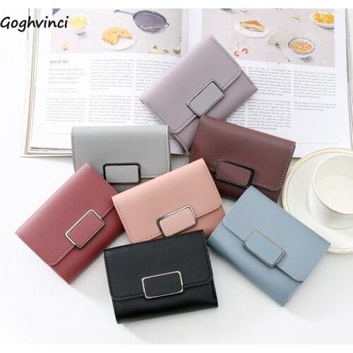 Wallets Women Korean-style Solid Cute Coin Purse Small Mini Card Holder Hasp Student Multi-function Money Bag Portable All-match