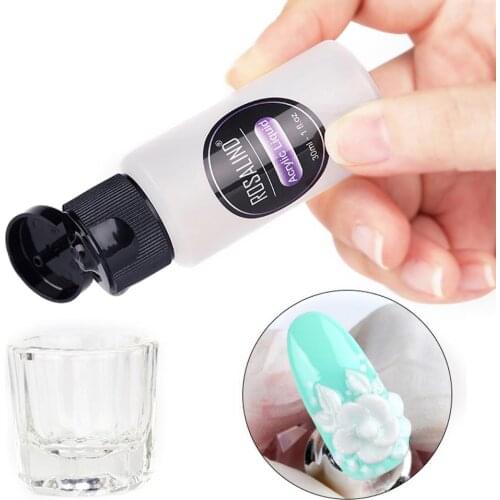 30ml Nail Acrylic Liquid Monomer Crystal DIY Nail Art Builder Nail Extension Manicure For Acrylic Powder Dust Nails Tips