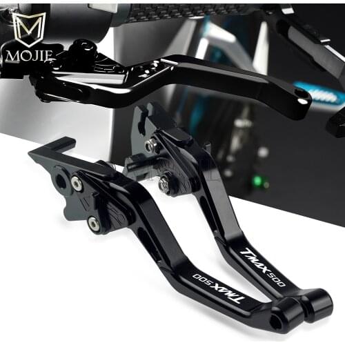 Motorcycle Accessories CNC Aluminum Adjustable Brake Clutch Levers Handle For YAMAHA TMAX T-MAX 500 TMAX500 T-MAX500 2001-2007