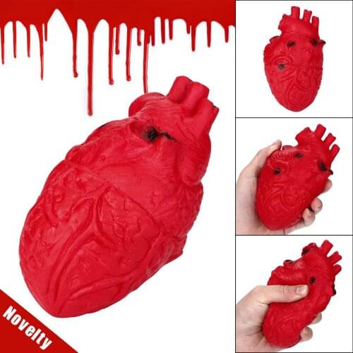 Novelty Silicone Stress Ball Scary Organ Heart Squeeze Toy Stress Reliever Toy Stress Reliever Toy Antistress Spoof Toys