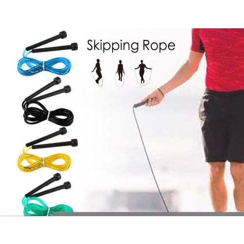 Adjustable Skipping Rope Transparent PVC Eco-friendly Fitness Exercise Jump Rope