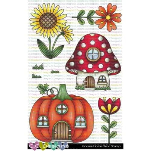Pumpkin Mushroom Clear Stamp Scrapbooking For Decortive Embossing Clear Stamp DIY Greeting Card Photo Album Craft Handmade 2021