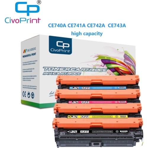 Civoprint compatible toner cartridge CE 740A 741A 742A 743A CE740 CE741 CE742 CE743 for HP CP5220 CP5225 CP5225n CP5225dn