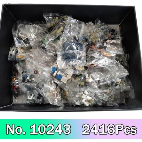 Creators' 15010 10243 City Street View Series Parisian Restaurant 2418Pcs Bricks Building Blocks Education Toys Girl Gifts