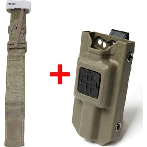 Outdoor Tourniquet Molle Bag Case Camping Emergency EMT Carrier Pouch Fast Hemostasis Storage Bag Box Holder Medical Survival