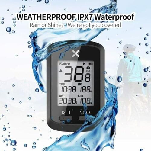 XOSS G+ GPS Bike Computer Stopwatch Waterproof Bluetooth LCD Display IPX7 Bicycle Wired Odometer Speedometer