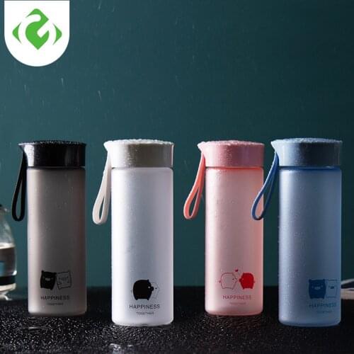 370ml Water Bottle plastic Fruit infusion Kids Drink Outdoor Sports bottle Juice lemon Portable Kettle GUANYAO