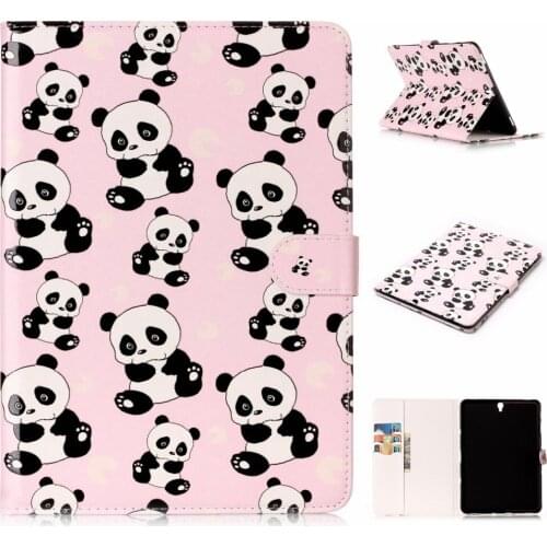 For Samsung Galaxy Tab S3 9.7 T820 Soft TPU Stand Case For Samsung Galaxy Tab S3 9.7 T820 SM-T825 Printing Cover Shell Sleeve
