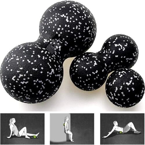 🔥 EPP Fitness Massage Ball Set 3 in 1 (2 Peanut Massage Balls 1 Massage Lacrosse Ball) Myofascial Release Muscle Yoga Supplies