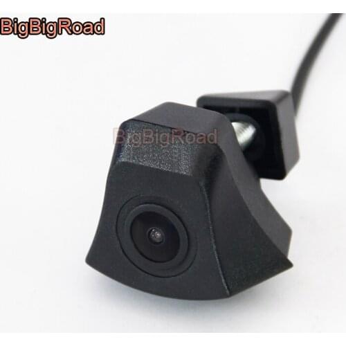 BigBigRoad For Audi A3 A4 Q3 A5 A6 A8 Car Front View Grille Logo Camera Waterproof