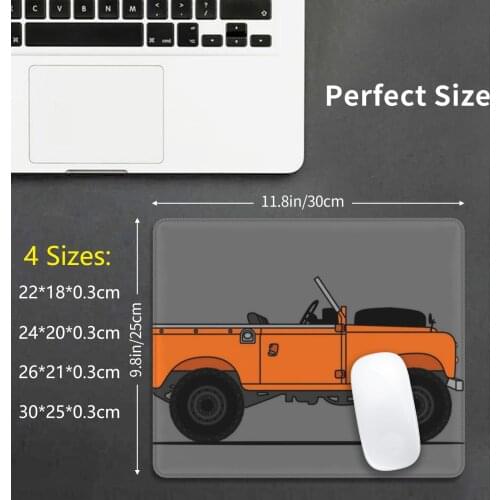 Classic Orange Serie Car Mouse Pad DIY Print Offroad Car Vehicle 4x4 Suv Terrain Military Army Navy