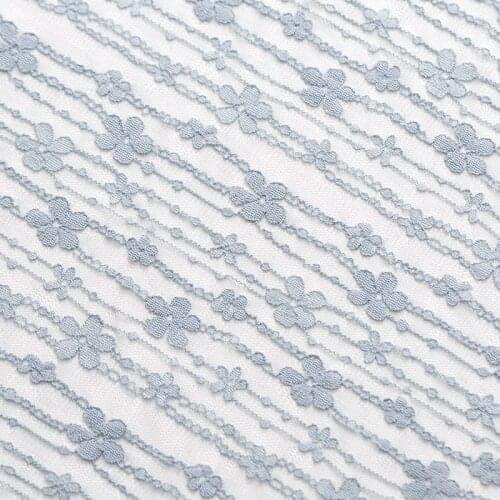 Lace Fabric Pure Color Embroidered Fabric Black Soft Gauze Garment Skirt Lining Cloth Bottoming Shirt Fabric Transparent And Lig