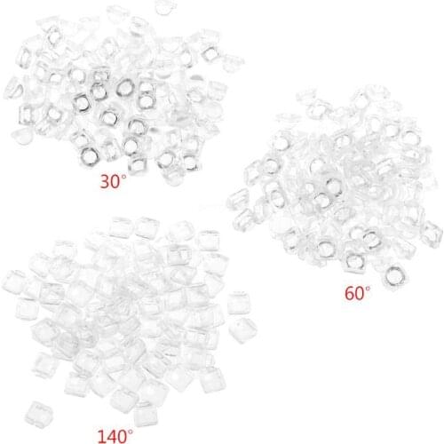 OOTDTY 100PCS Lens for 5050 LED WS2812 APA102 WS2811 SK6812 30 60 140 Degree Angle Lens