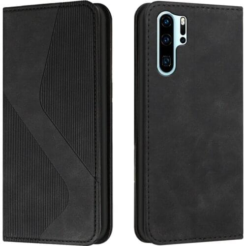 New Magnetic Leather Case na For Huawei P 30 Pro P30 Lite New Edition P30Pro 2020 Funda Skin Feel Wallet Cover S Pattern Coque