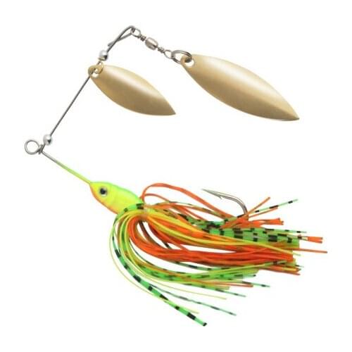 Metal Belt Willow Leaf Rotation Noise Sequin Hard Bait Quasi Bait Perch Lure Sharp Treble Hook Feather Hard Baits Sequins