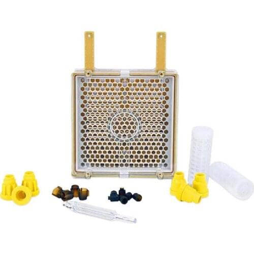 Beekeeping Tools Equipment Set Queen Rearing System Cultivating Box Plastic Bee Cell Cups Cup Kit Queen Cage