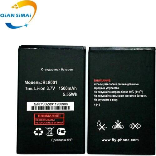 New for FLY BL8001 IQ4490 Battery 3.7V 1500mAh High Quality Mobile Phone Replacement Li-ion Battery + Tracking Code
