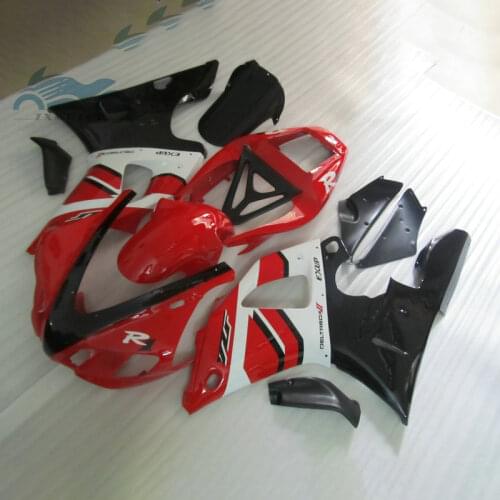 Upgrade your motorcycle fairings Kit Fit for YAMAHA YZF 1998 1999 R1 YZFR1 98 99 ABS plastic body fairing kits red black parts