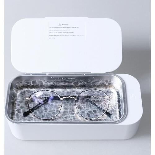 Modern portable mini ultrasonic cleaner cleaning household commercial for glasses watch clock ring necklace diamond jewelry