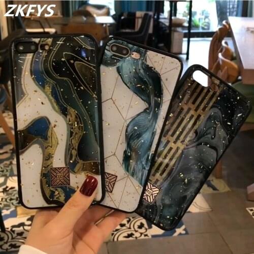 Luxury Marble Bling Case For iPhone 12 11 Pro XS Max XR X Granite Geometry Soft TPU Cover For iPhone 7 8 6 6s Plus Glitter Case