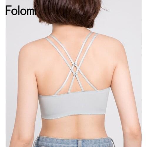 Sexy Seamless Bras Beauty Back Push Up Bralette Wire Free Femme Comfort Underwear Solid Color Brassiere