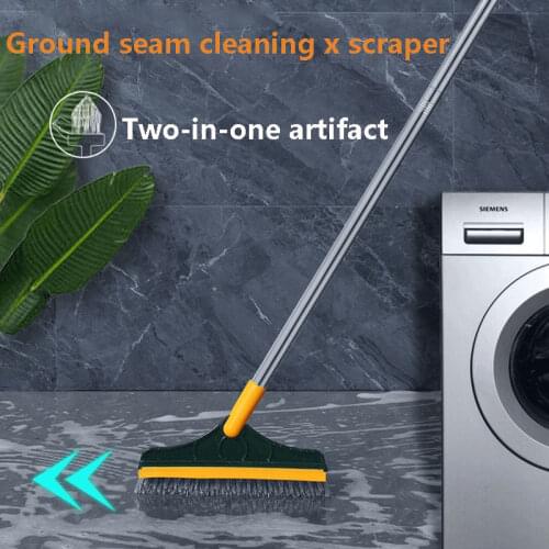 V Head Cleaning Brush Tough Grime Swivel Design Cleans Shower Tile Kitchen Bathroom Glass Outdoor Concrete Twist-on Attachment