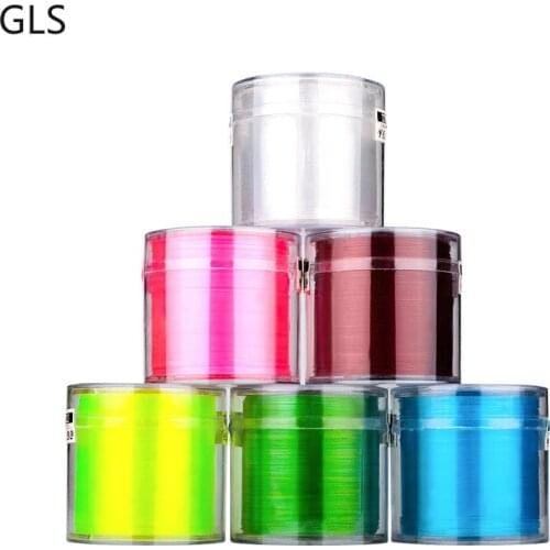 High quality Fishing Line 500m Super Strong Daiwa Justron Nylon Fishing Line 8 Colors Japan Monofilament Main Line