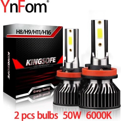 YNFOM Original LED headlights H8/H9/H11/H16 kit for Mini,Bentley,MG brand cars for low light,high light,fog lamp,car accessories