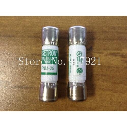 [ZOB] The United States Bussmann FUSETRON FNM-25 BUSS 10X38 250V fuse tube --10PCS/LOT