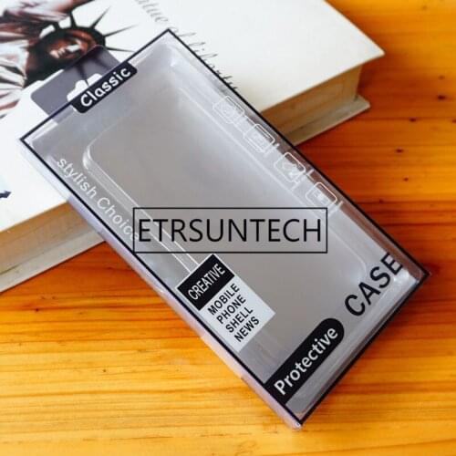 Luxury PVC Package box with tray For iPhone X 8 7 7 Plus 6 6PLUS cover leather business case Cell phone case Retail box 3 colors