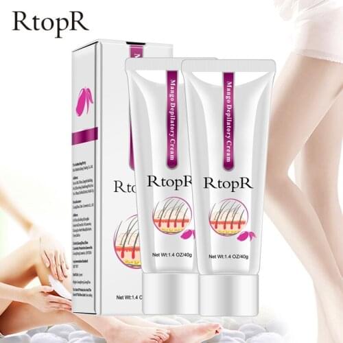2pcs Mango Body Hair Removal Cream for Men and Women Hand Leg Hair Loss Cream Removal Armpit Hair Care Depilatory Cream