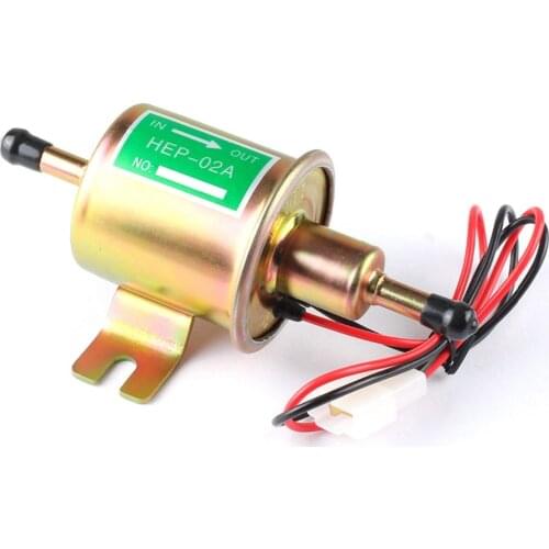 Car HEP-02A electric fuel pump 12V low pressure gas diesel inline