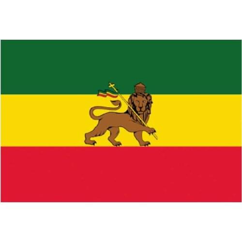 Free Shipping xvggdg flag 3x5ft Ethiopian Lion of Judah Flags