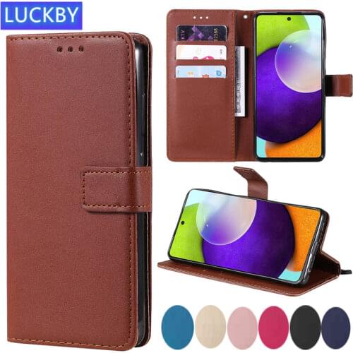 PU Leather Flip Case For Samsung Galaxy A6 A7 A8 A9 2018 Plus A3 A5 2015 2016 2017 A10E A20E A20 A30 A40 A50 A60 A70 A10S Cover