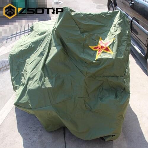 ZSDTRP Ural CJ-K750 Retro Side car Motorcycle Waterproof Rain Cloth Case Motorbike Spare Wheel Cover For BMW R50 R1 R12 R 71