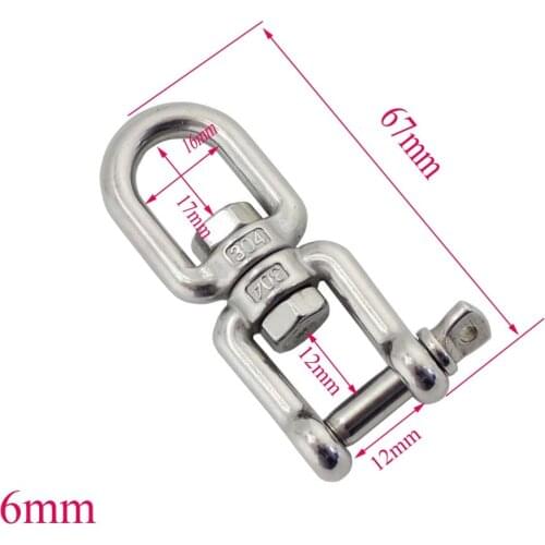Double End Swivel Round Eye Forged 5mm, 6mm ,8mm Ring Connector Boat Anchor Chain