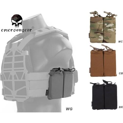 Emersongear Precision Double Magazine Pouch For SS Vest Airsoft Combat Molle Magazine Pouch EM6403