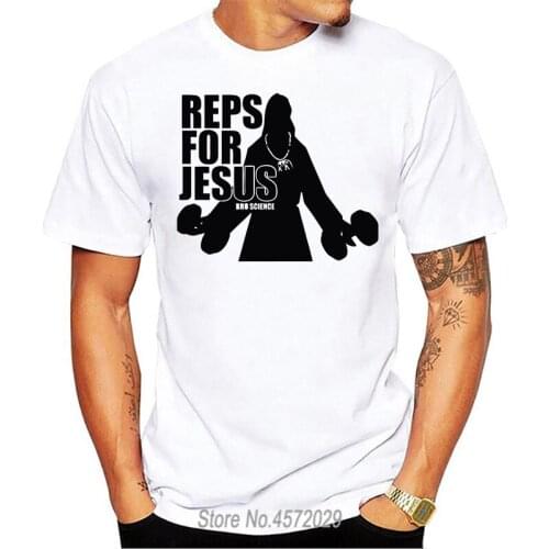 Hipster Harajuku Clothing T-shirt Bro Science Mens Reps For Jesus T-shirt black male top tees drop shipping