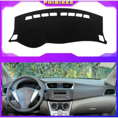 For Nissan Pulsar / Sylphy B17 Sedan 2013 - 2017 Car Dashboard Cover Mat Pad Interior Sun Shade Instrument Carpet Accessories