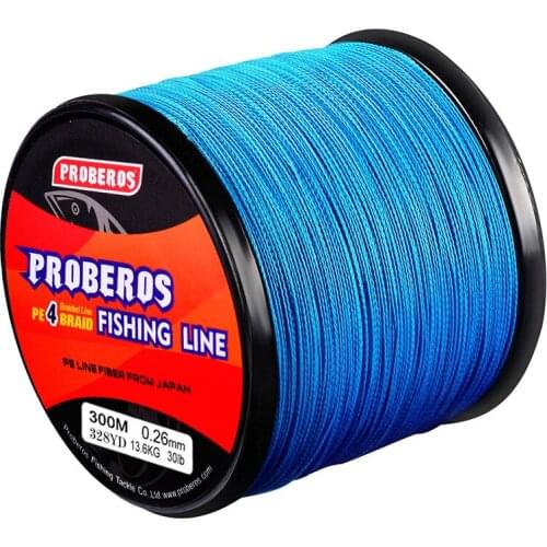 Carp Fishing Line 300M Multifilament PE Sea Fishing Rope Cord Pesca 4 Strands Braided Wires 0.4-10# 6LB~100LB Smooth Fish Line