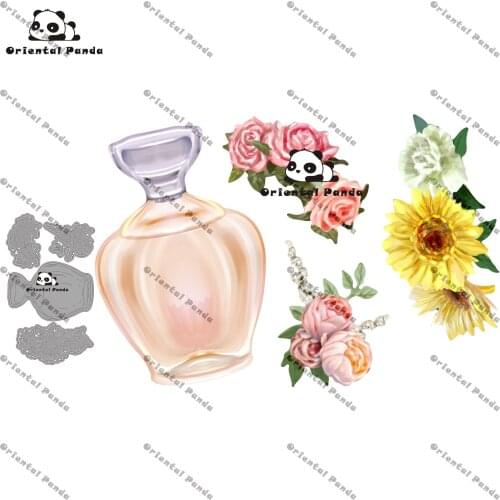New Dies 2020 Camper Van Metal Perfume bottle Dies diy Dies photo album cutting dies Scrapbooking Stencil Dies