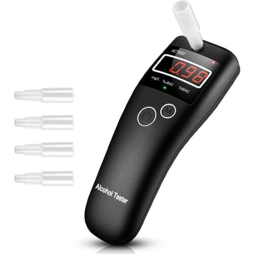ACT600 new high accuracy mini Alcohol Tester breathalyzer ,alcometer Alcotest remind driver safety in roadway diagnostic tool