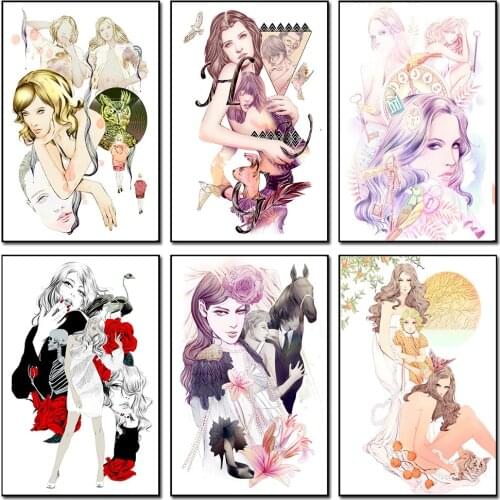 Diy Full Picture Diamond Painting 5D Cross Stitch Diamond Embroidery Cartoon Animal Girl Art Mosaic Decoration Figure Ornaments