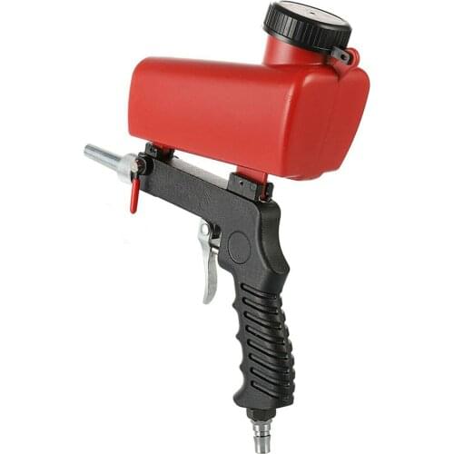 1/4'' 90psi Handheld ABS Air Sandblasting Machine Flow Adjustable Handy Sandblaster Spray Polishing Rust Removal