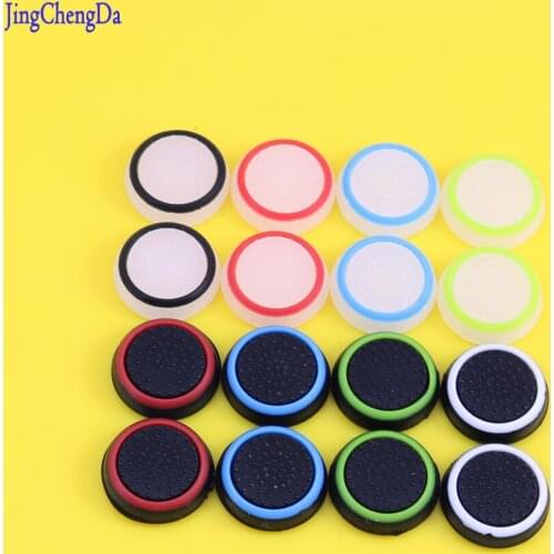 6pcs Silicone Analog High quality Grips Cover for Playstation 4 PS4 Pro Slim for PS3 Controller Caps for Xbox 360 One