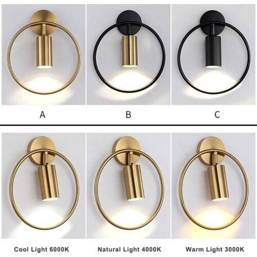 Modern Wall Lamp Bedroom Bedside Wall Fixtures Lighting Indoor Led Wall Light Ling Room Outdoor