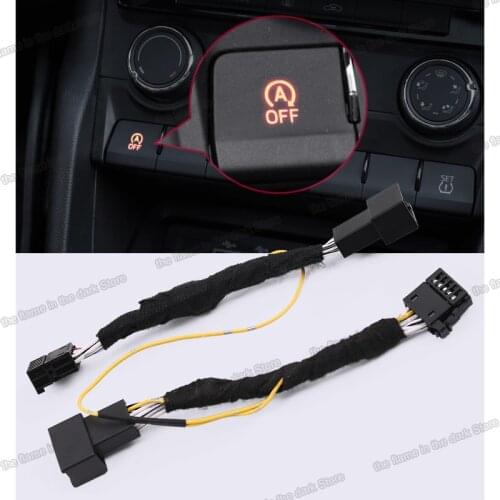Lsrtw2017 Car Automatic Start and Stop Off Default Device for Skoda Kodiaq Karoq GT 2016 2017 2018 2019 2020 Accessories Styling